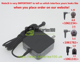 High quality 19V 2.37A 45W asus a540la-xx1476t laptop chargers image 1