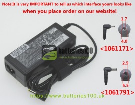 High quality 19V 3.42A 65W toshiba satellite pro a50-c-136 laptop chargers image 1