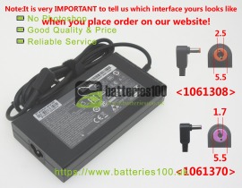 High quality 19V 7.1A 135W acer aspire e5-721-295b laptop chargers image 1