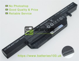 High quality 11.1V 5600mAh clevo w650rz laptop batteries image 1