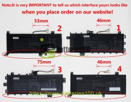 High quality 7.3v or 7.6V 4110mAh asus p1504fa laptop batteries image 1