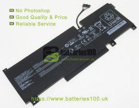 High quality 11.4V 4700mAh msi creator m16 a12uev-468 laptop batteries image 2